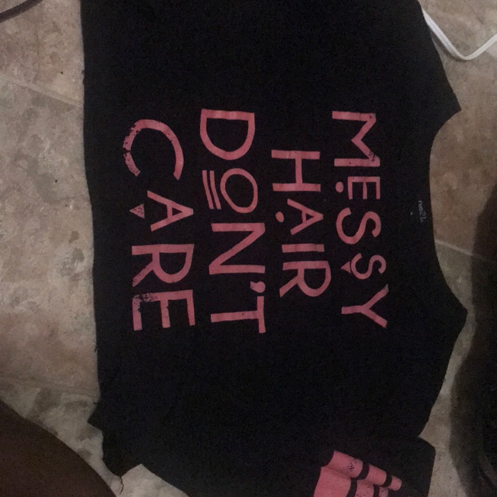Long sleeve black sweatshirt